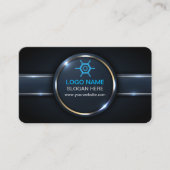 Carte de visite professionnel moderne avec code QR (Devant)