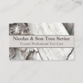 Carte De Visite Professionnel Moderne Bois Service d'enlèvement Ho (Devant)