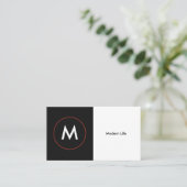 Carte de visite professionnel moderne de (Debout devant)