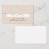 Carte De Visite Professionnel moderne de conception élégante (Devant / Derrière)