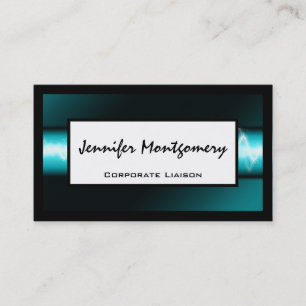 Carte de visite professionnel moderne électrique