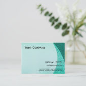 Carte De Visite Professionnel Moderne Élégant  (Debout devant)