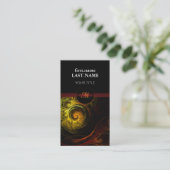 Carte De Visite Professionnel Moderne Élégant Cool Sunrise Floral (Debout devant)