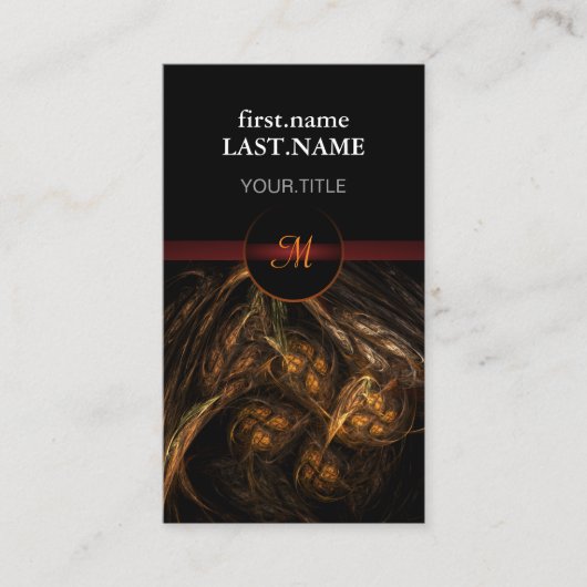 Carte De Visite Professionnel Moderne Élégant Cool Terre (Devant)