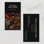 Carte De Visite Professionnel Moderne Élégant Harmonie Cool (Devant / Derrière)