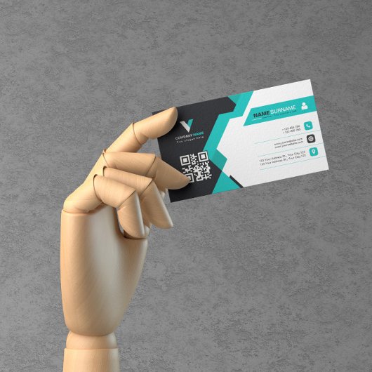 Carte De Visite Professionnel Moderne Élégant Simple