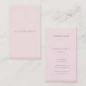 Carte De Visite Professionnel Moderne Élégant Tendance Couleurs Mo (Devant / Derrière)