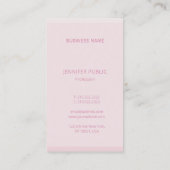 Carte De Visite Professionnel Moderne Élégant Tendance Couleurs Mo (Dos)