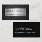 Carte de visite professionnel moderne en fibre de (Devant / Derrière)