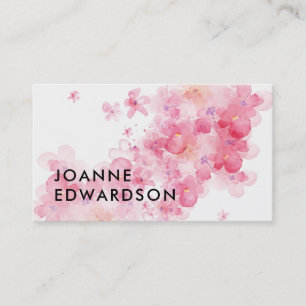 Carte De Visite Professionnel moderne et élégant de l'aquarelle 