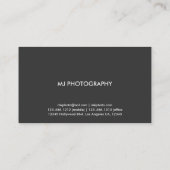 Carte De Visite Professionnel moderne et minimal (Dos)