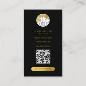 Carte De Visite Professionnel Moderne Immobilier Photo Verticale (Dos)