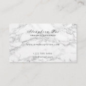 Carte de visite professionnel moderne minimaliste (Dos)