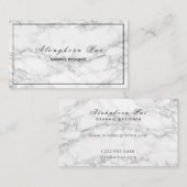 Carte de visite professionnel moderne minimaliste (Devant / Derrière)