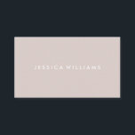 Carte De Visite Professionnel moderne minimaliste | Champagne<br><div class="desc">Carte de visite minimaliste et moderne. Gentils simples recherchent des conseillers,  des professeurs,  le coiffeur,  et plus.</div>