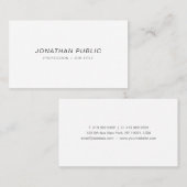 Carte De Visite Professionnel Moderne Modèle élégant tendance élég (Devant / Derrière)