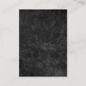 Carte De Visite Professionnel moderne Monogramme Gris Motif (Dos)