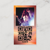 Carte De Visite professionnel moderne, personnalisation médias soc (Dos)