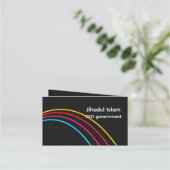 Carte de visite professionnel moderne personnalisé (Dos)