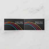 Carte de visite professionnel moderne personnalisé (Intérieur déplié)