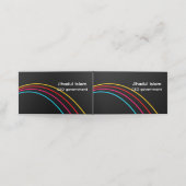 Carte de visite professionnel moderne personnalisé (Extérieur déplié)