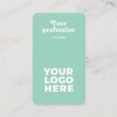 Carte de visite professionnel moderne pour Entrepr (Devant)