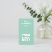 Carte de visite professionnel moderne pour Entrepr (Debout devant)