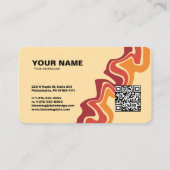 Carte de visite professionnel moderne pour Entrepr (Dos)