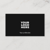 Carte de visite professionnel moderne pour Entrepr (Devant)