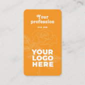 Carte de visite professionnel moderne pour Entrepr (Devant)