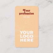 Carte de visite professionnel moderne pour Entrepr (Devant)