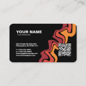 Carte de visite professionnel moderne pour Entrepr (Dos)