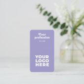 Carte de visite professionnel moderne pour Entrepr (Debout devant)