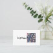 Carte De Visite Professionnel Moderne PulseBridge Co Élégant Simpl (Debout devant)