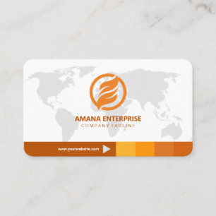 Carte De Visite Professionnel moderne QR Code personnalisé