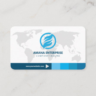 Carte De Visite Professionnel moderne QR Code personnalisé