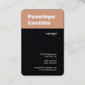 Carte De Visite Professionnel Moderne Simple Design (Devant)