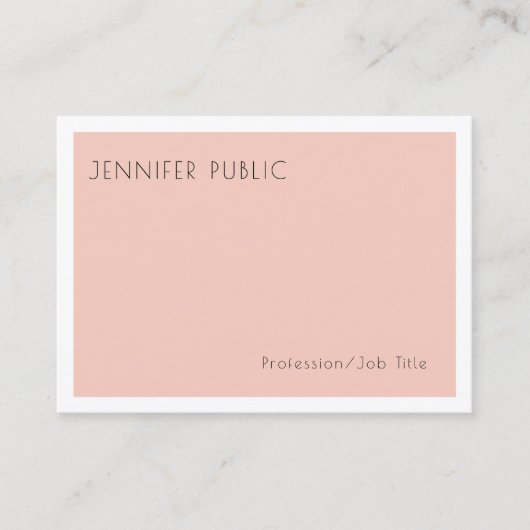 Carte De Visite Professionnel Moderne Simple Design Modèle tendanc (Devant)