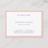 Carte De Visite Professionnel Moderne Simple Design Modèle tendanc (Dos)