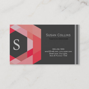 Carte De Visite Professionnel Moderne Simple Logo simple Monogramm