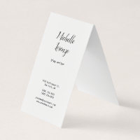 Professionnel Moderne Simple Noir & Blanc