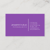Carte De Visite Professionnel Moderne Simple Simple Clair Élégant  (Devant)