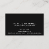 Carte De Visite Professionnel Moderne Simple Votre Prochain Rendez (Devant)