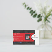 Carte de visite professionnel mondial (Debout devant)