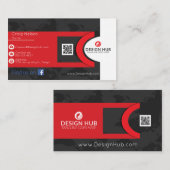 Carte de visite professionnel mondial (Devant / Derrière)