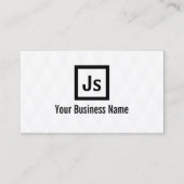 Carte de visite professionnel noir et blanc (Devant)