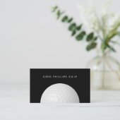 Carte De Visite Professionnel ou instructeur moderne Black & White (Debout devant)