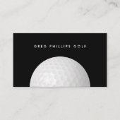 Carte De Visite Professionnel ou instructeur moderne Black & White (Devant)