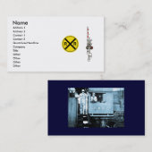 Carte De Visite Professionnel ou Railfan de chemin de fer (Devant / Derrière)