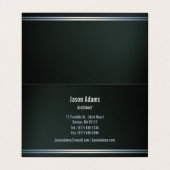 Carte De Visite Professionnel parfait des projets | de (Intérieur déplié)